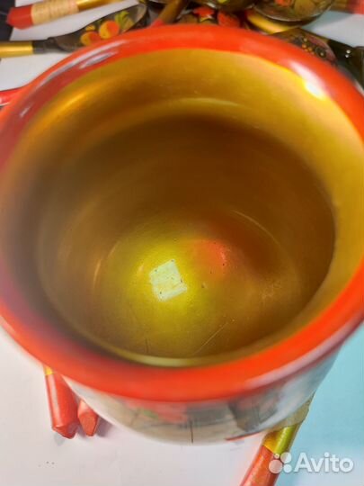 Деревянные ложки СССР Хохломская роспись