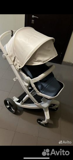 Коляска babylux 2 в 1 с автотормозом