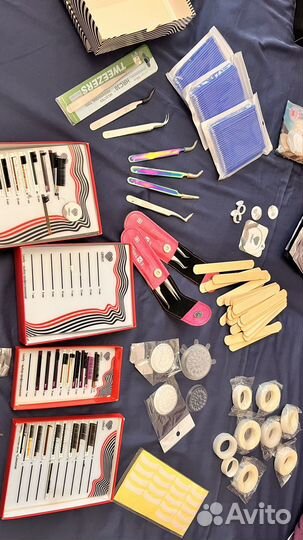 Набор для наращивания ресниц,всё необходимое