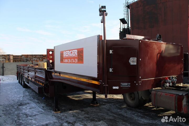 Полуприцеп трал (тяжеловоз) Berger 9853-0000050-05, 2023
