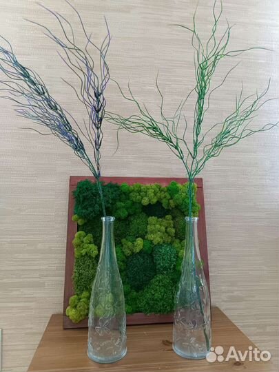 Ваза- бутылка для цветов икея