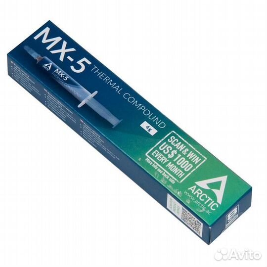 Термопаста Arctic Cooling MX-5 вес 4 грамм