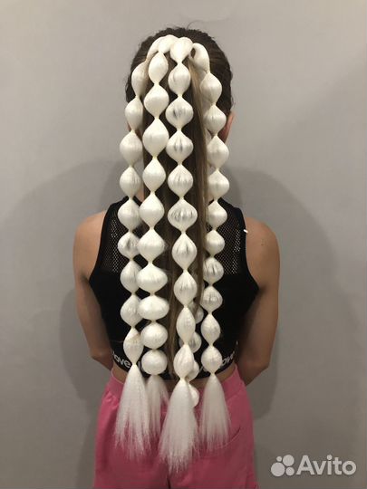 Резинка для волос из канекалона