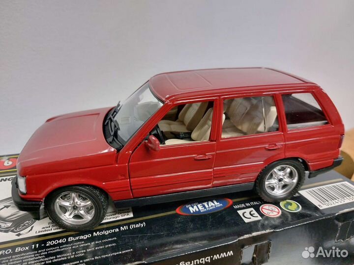 Модель автомобиля Range Rover 1:24