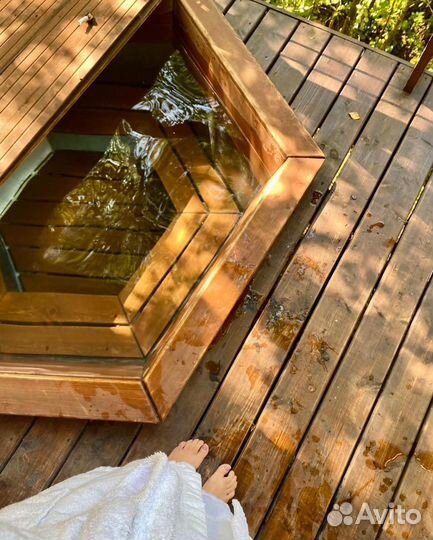 Купель уличная/Банный чан из лиственницы