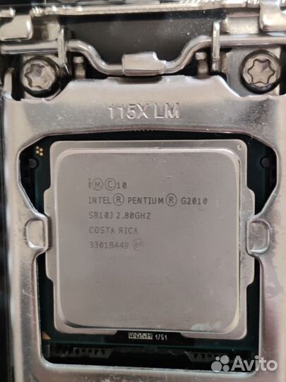 Комплект LGA1155 Asus B75M-A, g2010, 4 gb