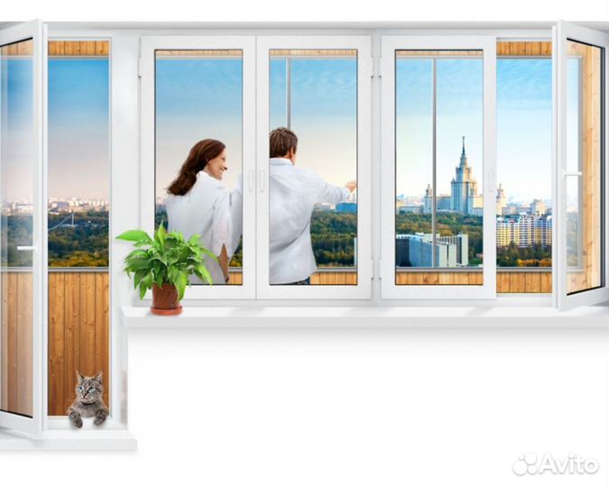 Пластиковые окна на балкон