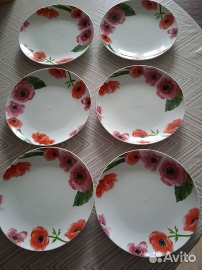 Набор тарелок Доменик Маки 6шт