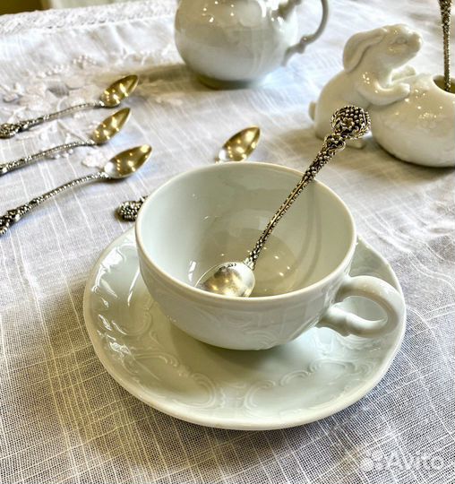 Ажурные ложки серебро СССР