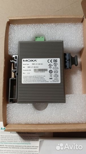 IMC-21-M-SC Медиаконвертер Ethernet moxa