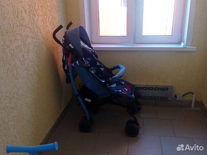 Прогулочная коляска трость бу