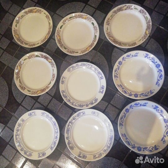 Тарелки зик конаково СССР