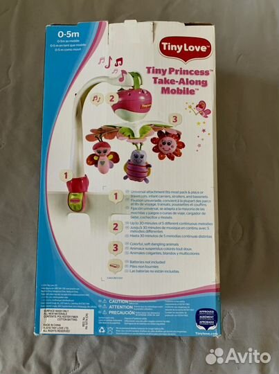 Мобиль подвесной на кроватку/коляску Tiny Love