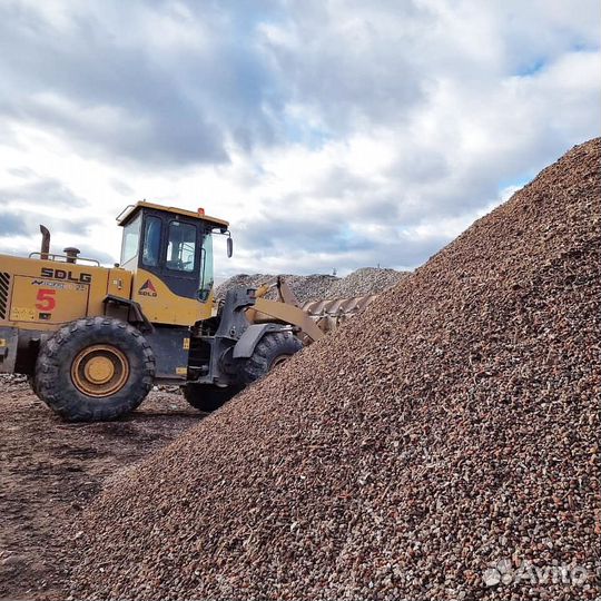 Щебень вторичный с доставкой