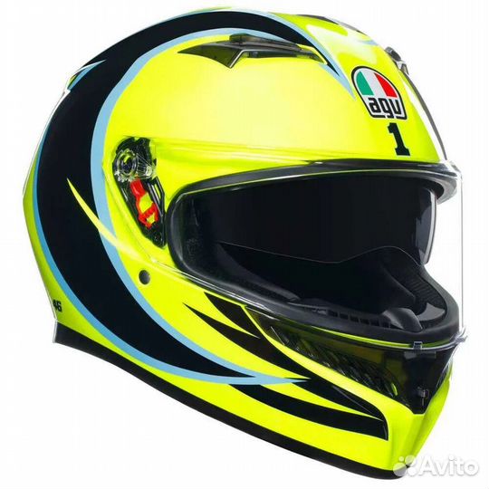 AGV K3 E2206 mplk full face helmet Rossi Wt Philli