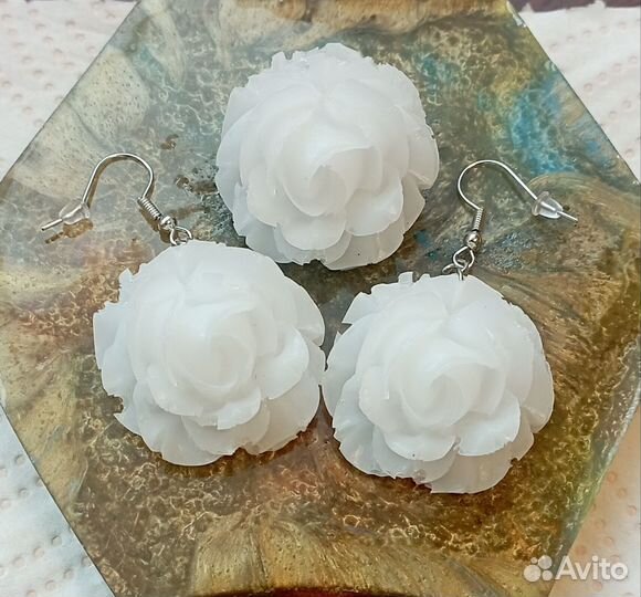 Серьги + Брошь