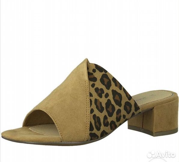 Сабо замшевые