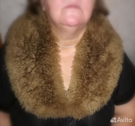 Воротник из ламы