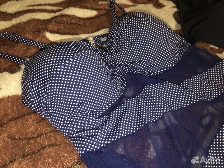 Купальник женский слитный раздельный 44 46