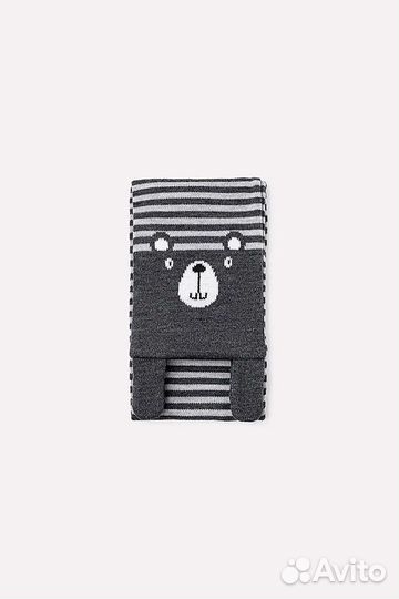 Шарф и варежки комплект для мальчика 1-2 года