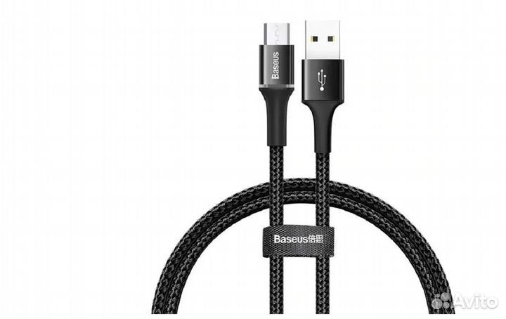 Кабель USB-Micro Baseus camgh-C01 Black 2м