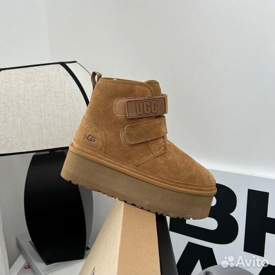 UGG угги Neumel Platform Beige (Арт.4513)