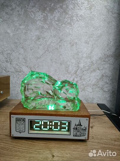 Ночник Грот с часами