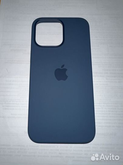 Чехол оригинальный Apple Silicone Case синий