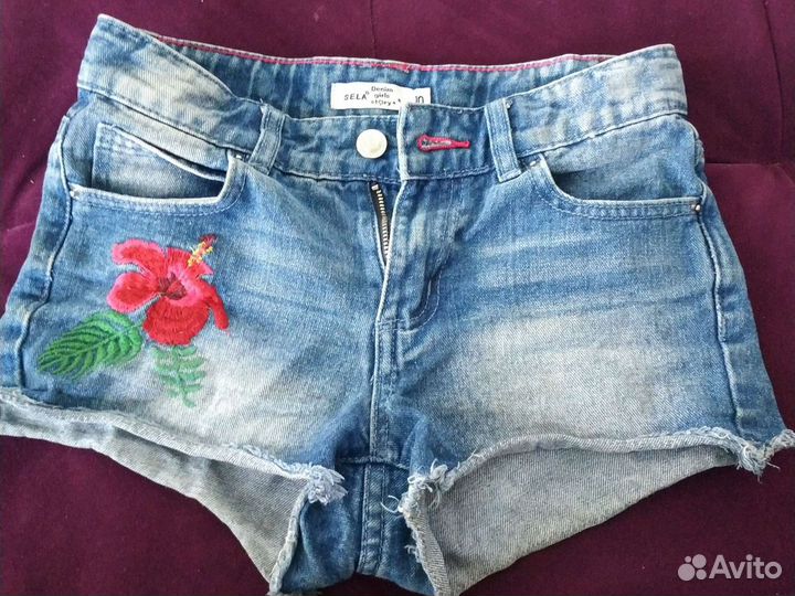 Шорты на девочку 7-9лет