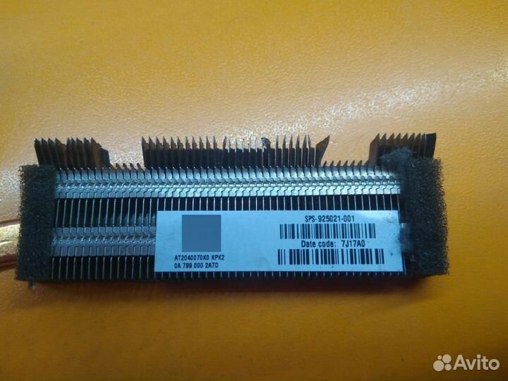 Радиатор at2040070k0 HP Pavilion 15-BS