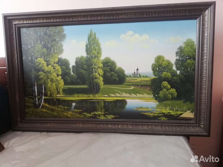 Картина маслом на холсте пейзаж
