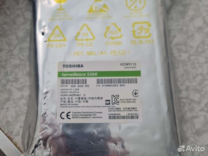 Жесткий диск hdd 1 тб для видеонаблюдения