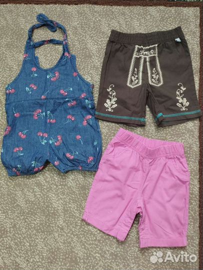 Детская одежда для девочек пакетом 68 74