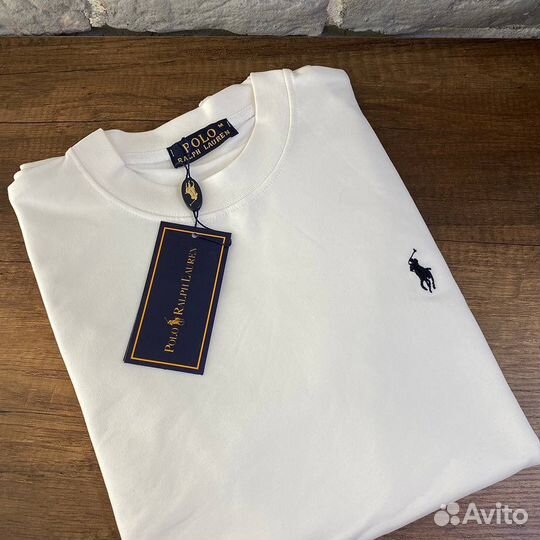 Свитшот polo ralph lauren мужской белый