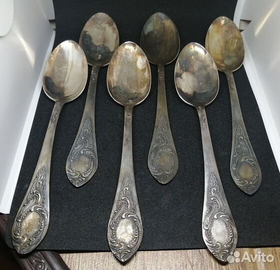 Ложки столовые мельхиор, зид, СССР