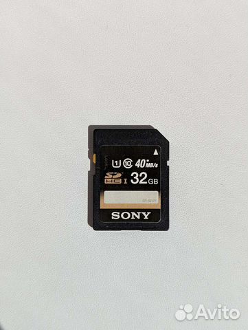 Карта памяти sdhc Sony 32 gb