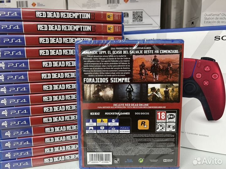 Red dead redemption 2 ps4 новый диск