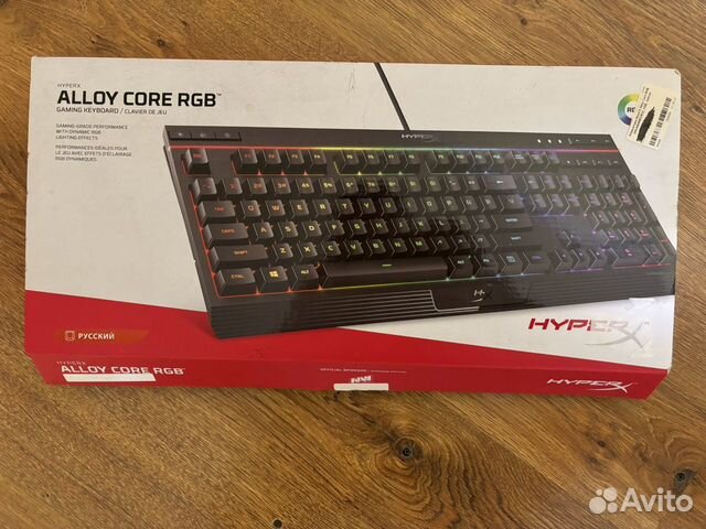 Клавиатура hyperx alloy core rgb