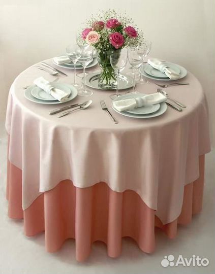 Пошив скатертей, банкетных юбок, чехлов на стулья