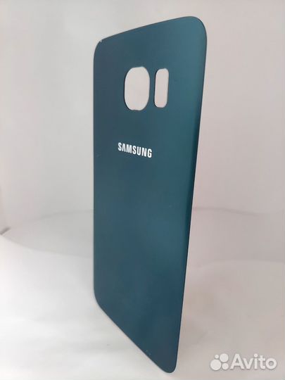 Задняя крышка Samsung S6 edge G925 зелёная ориг