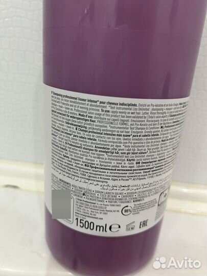 Шампунь loreal liss unlimited