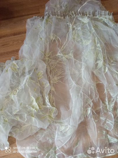 Тюль органза для кухни