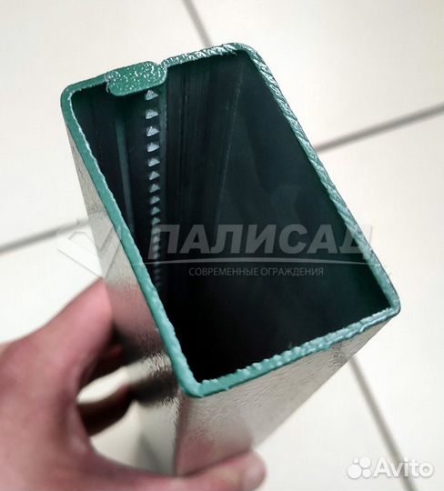 Столб профильный 80х60 для еврозабора,3D панели
