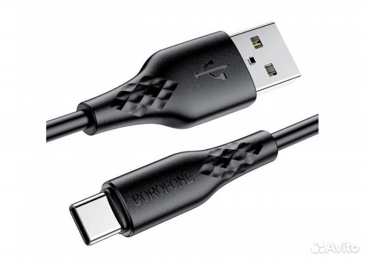 Кабель Borofone BX 87 2.4A (Micro USB 1м) черный