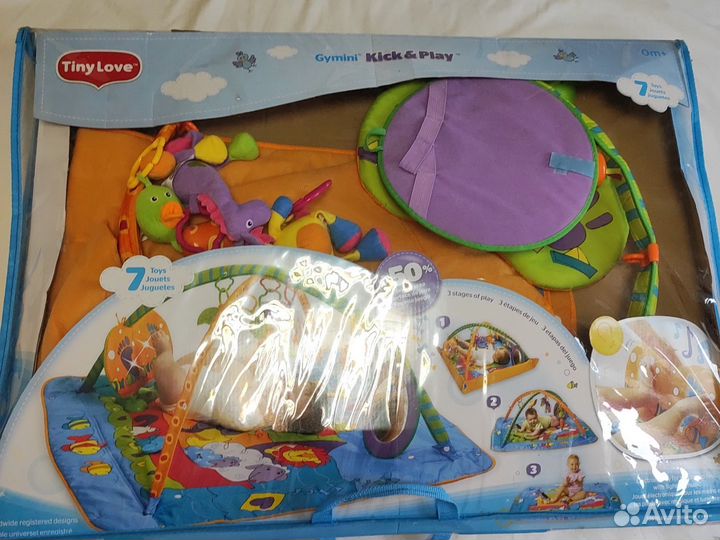 Детский развивающий игровой коврик