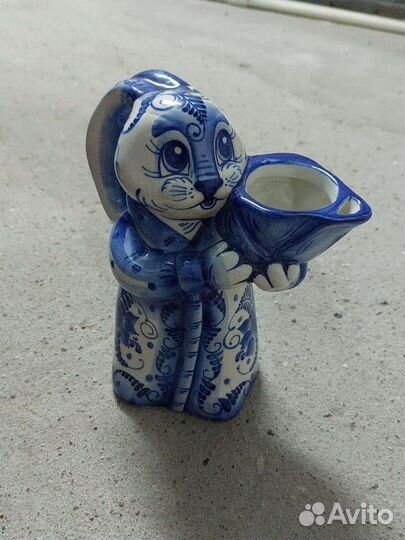 Заяц гжель большой