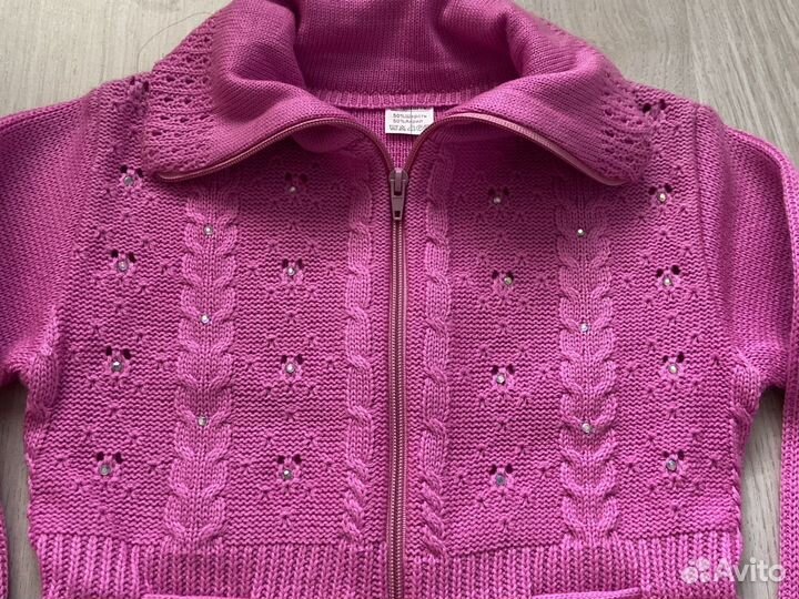 Теплый костюм для девочки