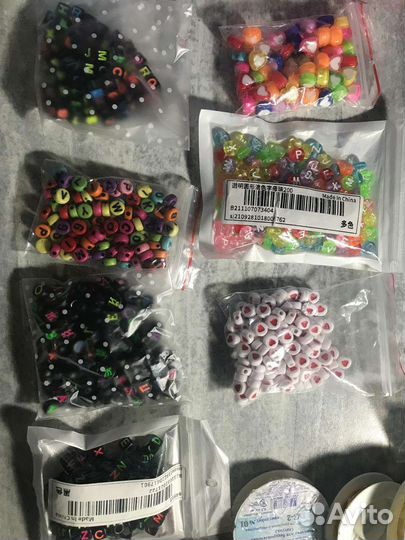 Бисер, бусины, фурнитура