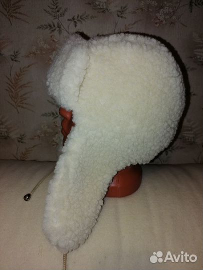 Шапка ушанка женская экомех