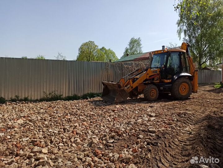 Услуги экскаватора погрузчика jcb